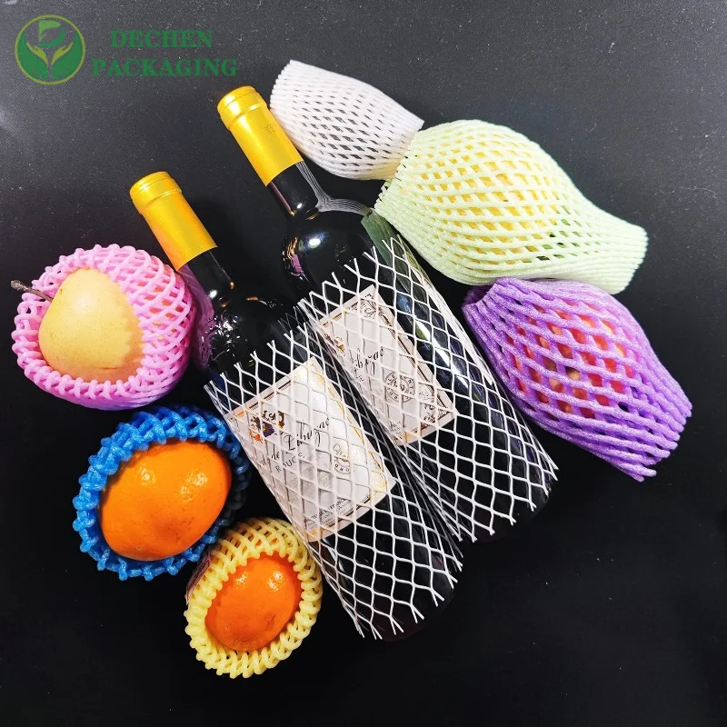 Embalaje de frutas, embalaje de vidrio, embalaje de botellas de malla, embalaje de botellas de malla